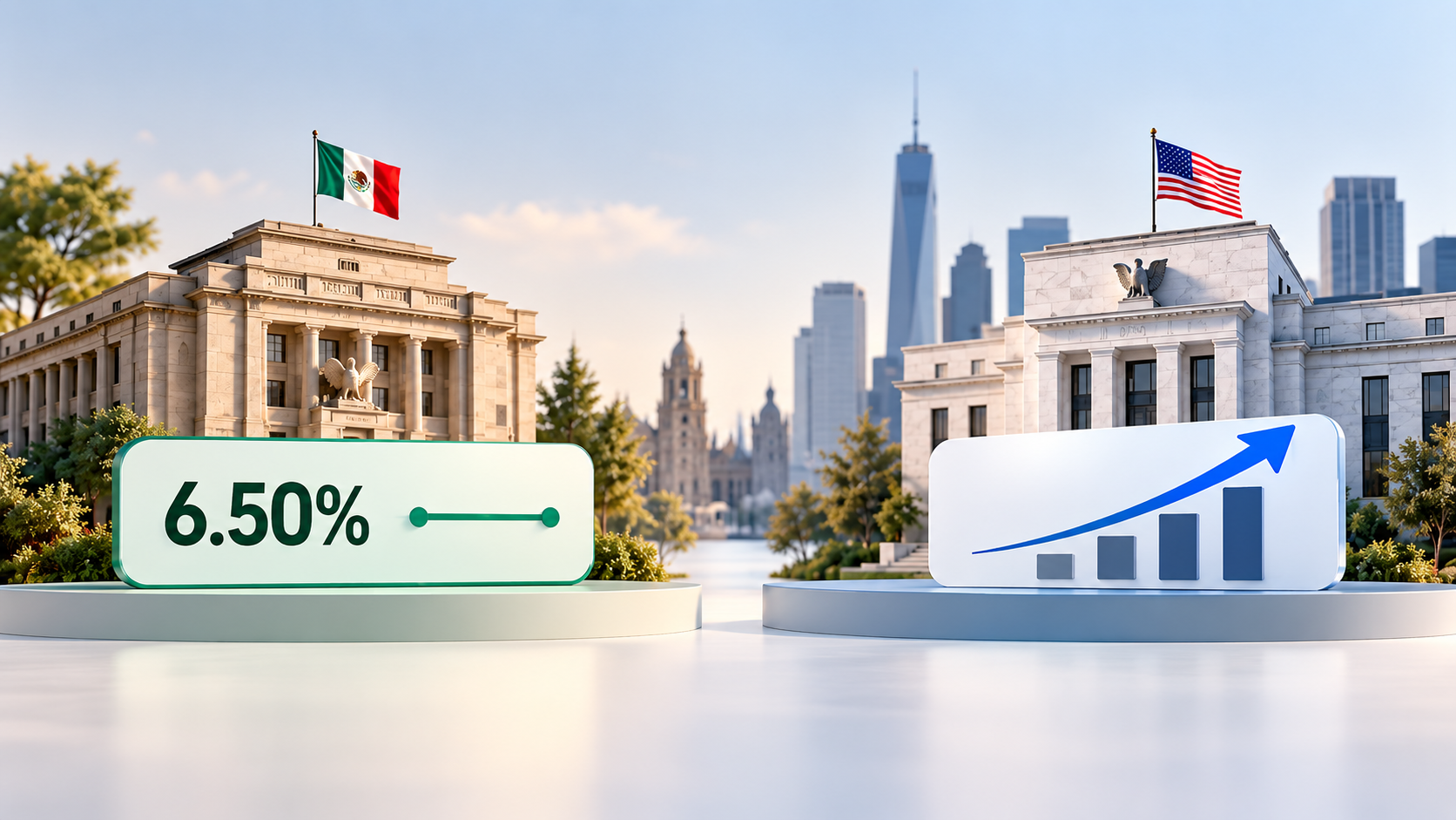 Banxico deja su tasa en 6.50% mientras la Fed sube: qué significa para tus tarjetas, ahorros y créditos