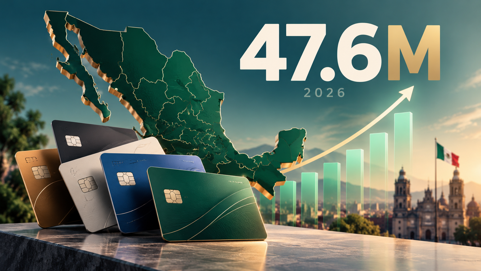 Tarjetas de crédito en México rompen récord: 47.6 millones en 2026 (estadísticas y qué significan para ti)