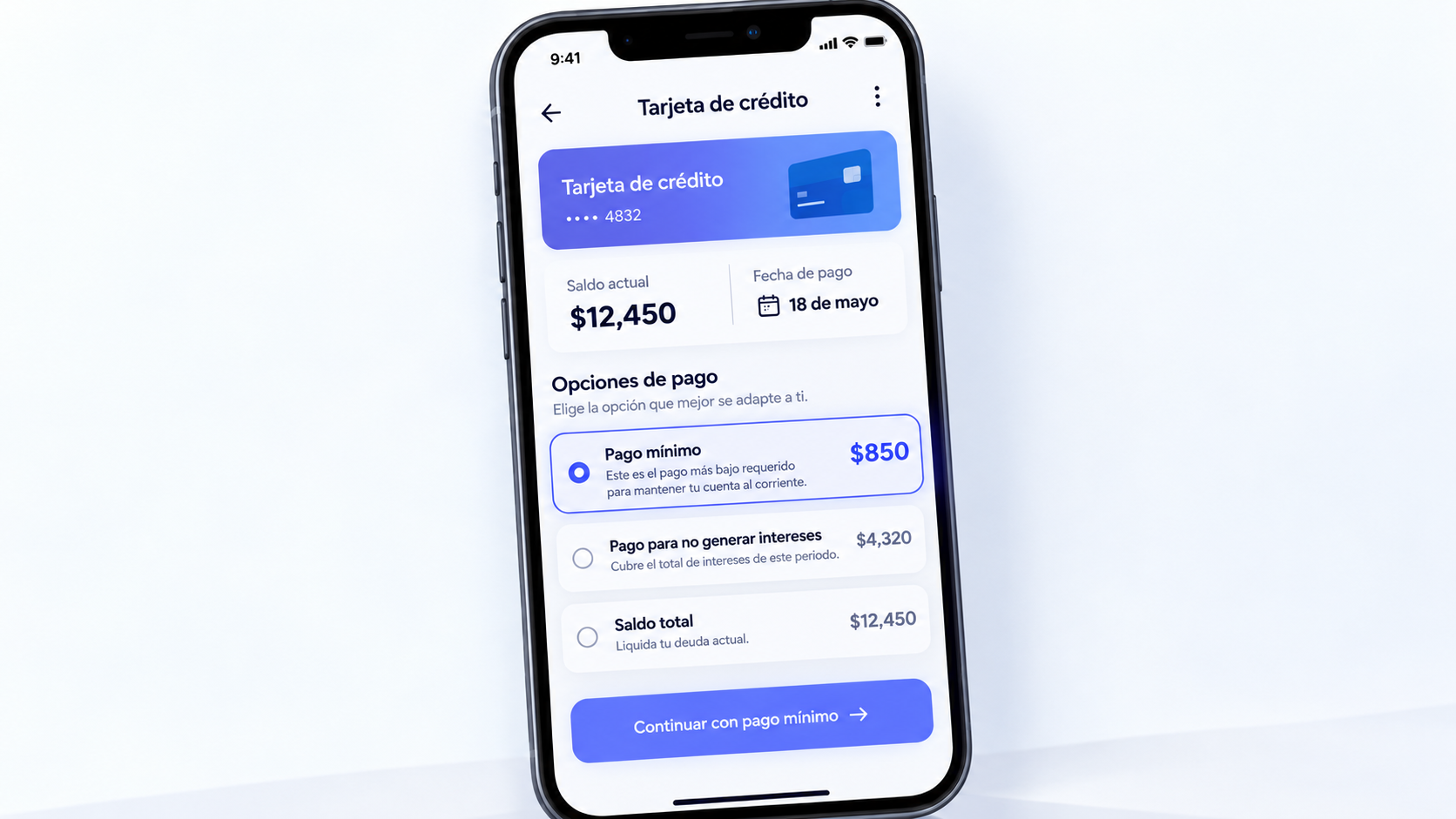 Pago mínimo de una tarjeta de crédito: ¿qué es y qué pasa si solo pagas eso?
