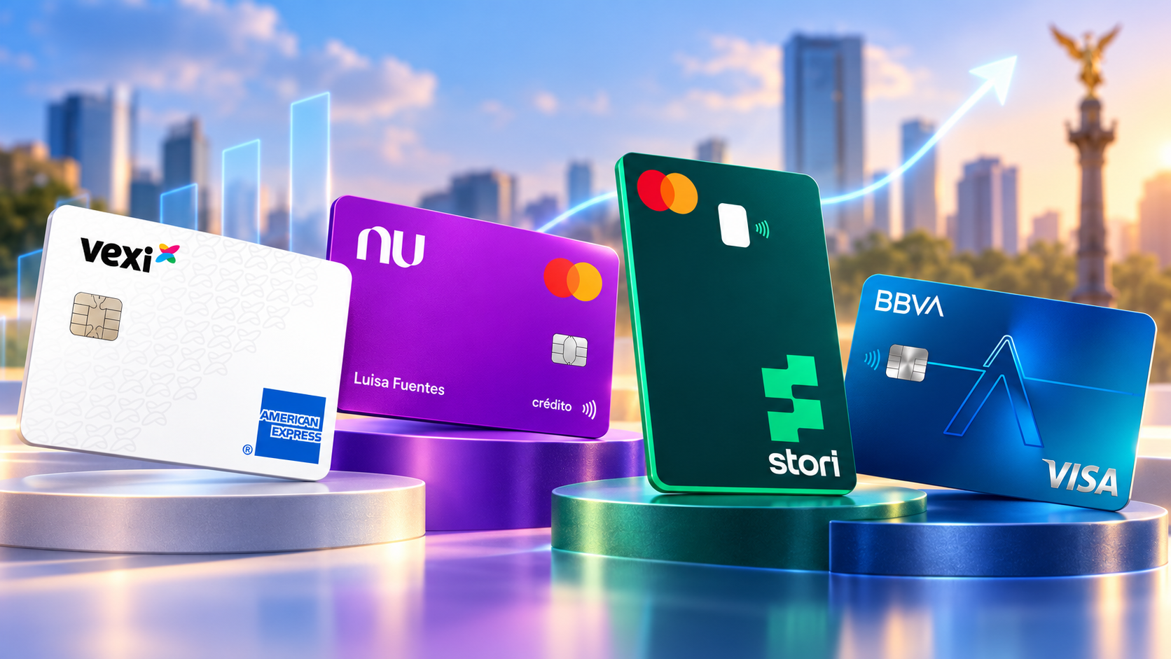 Vexi vs. Nu vs. Stori vs. BBVA Start: ¿cuál es la mejor tarjeta para construir historial en 2026?